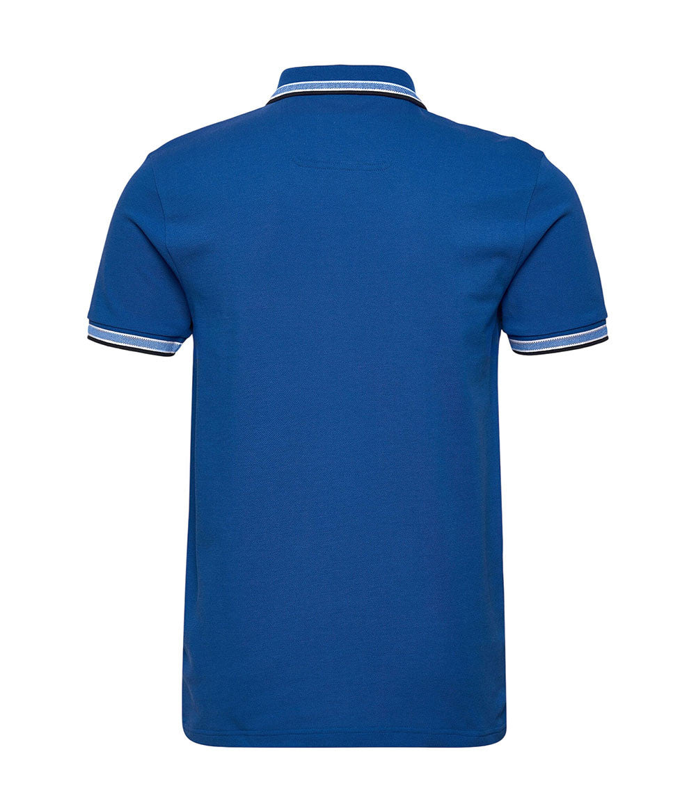 Blue Shirt Collar Polo 2