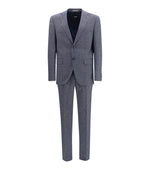Blue Single Breasted Suit 1