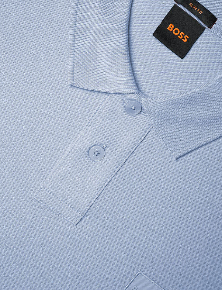 Light Blue Shirt Collar Polo 3