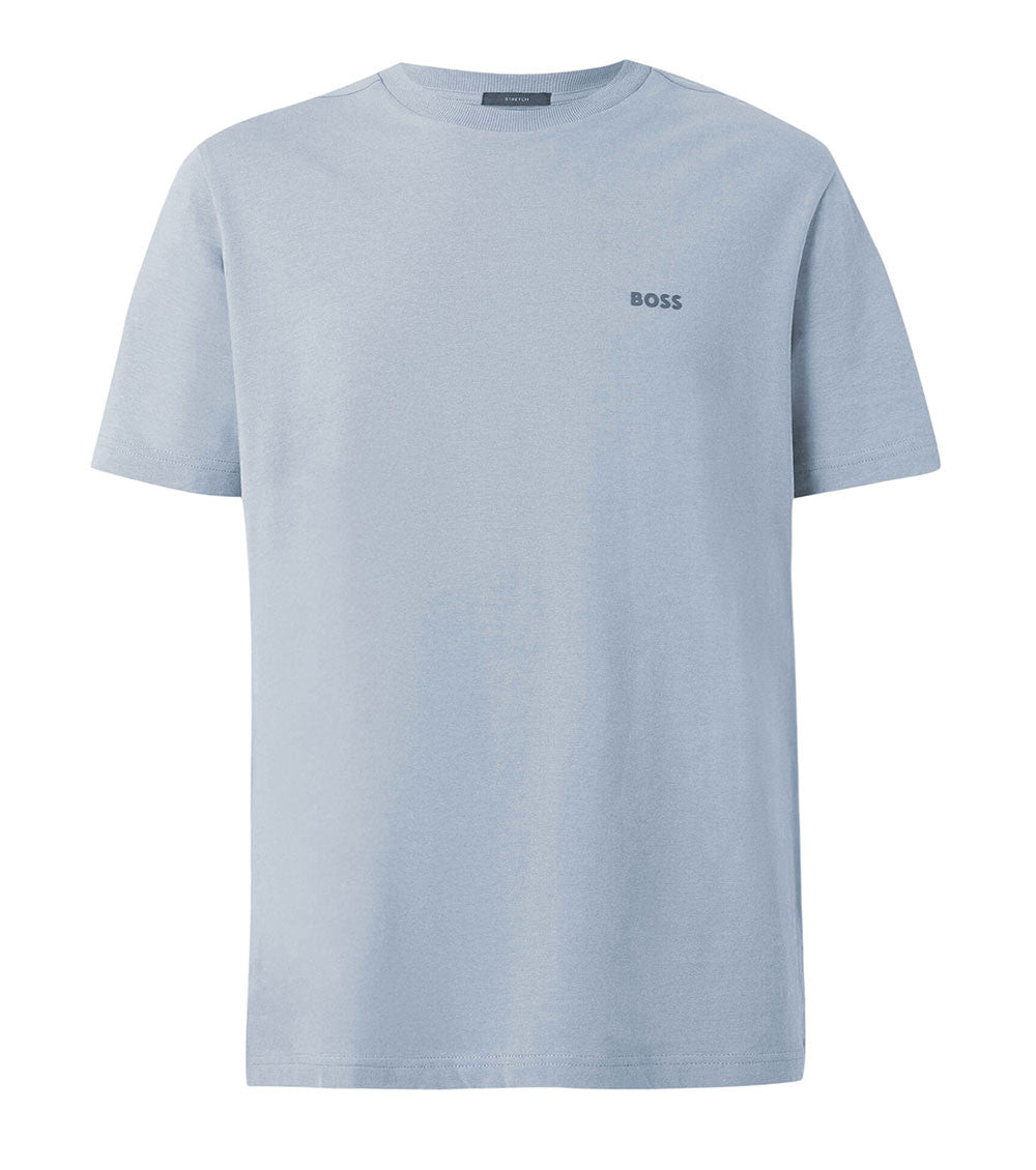 Blue Crew Neck T-Shirt 1