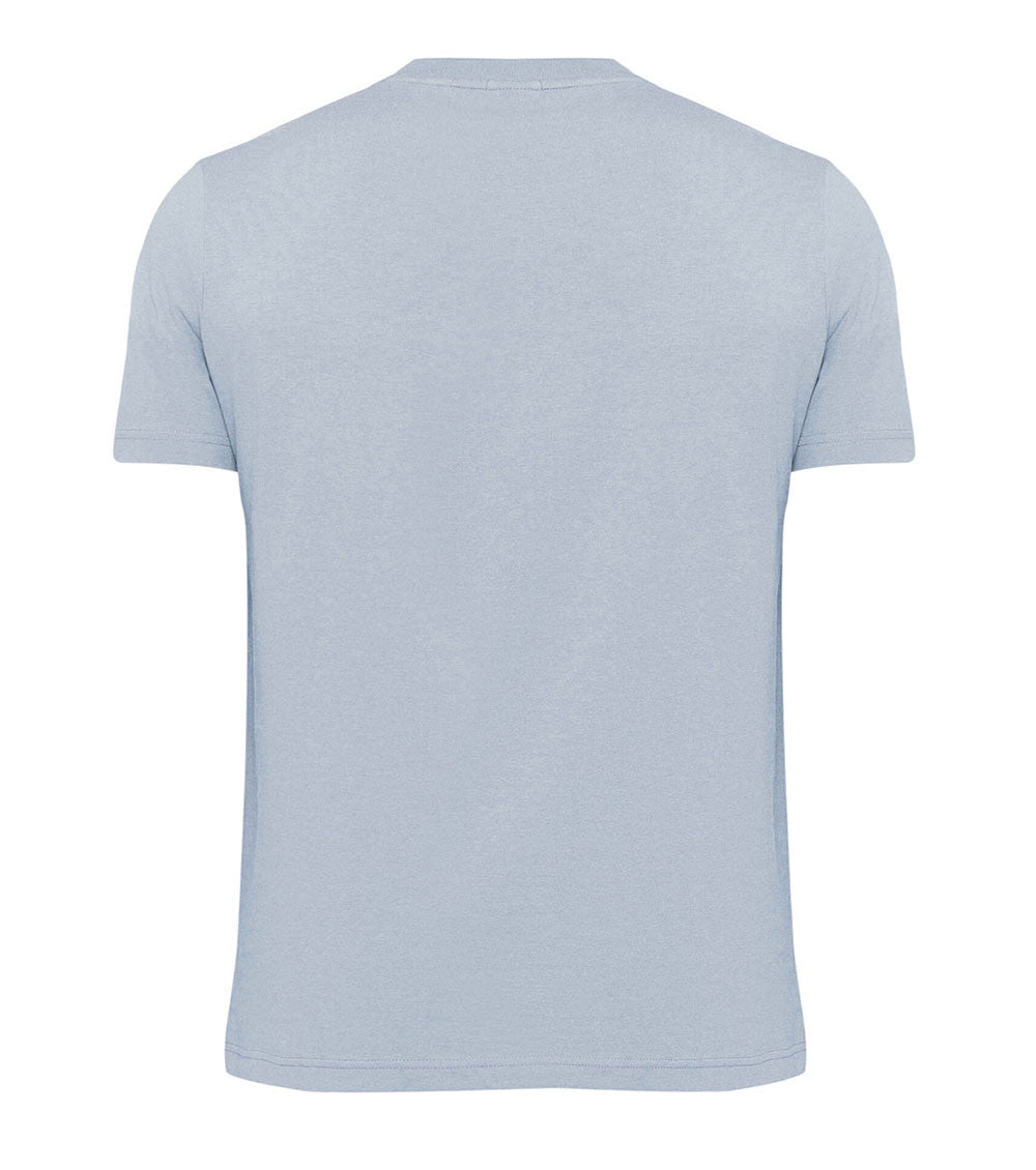 Blue Crew Neck T-Shirt 2