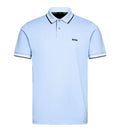 Light Blue Slim Logo Polo 1