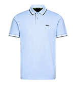 Light Blue Slim Logo Polo 1