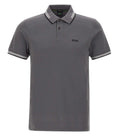Dark Grey Slim Logo Polo 1