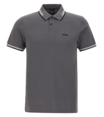 Dark Grey Slim Logo Polo 1