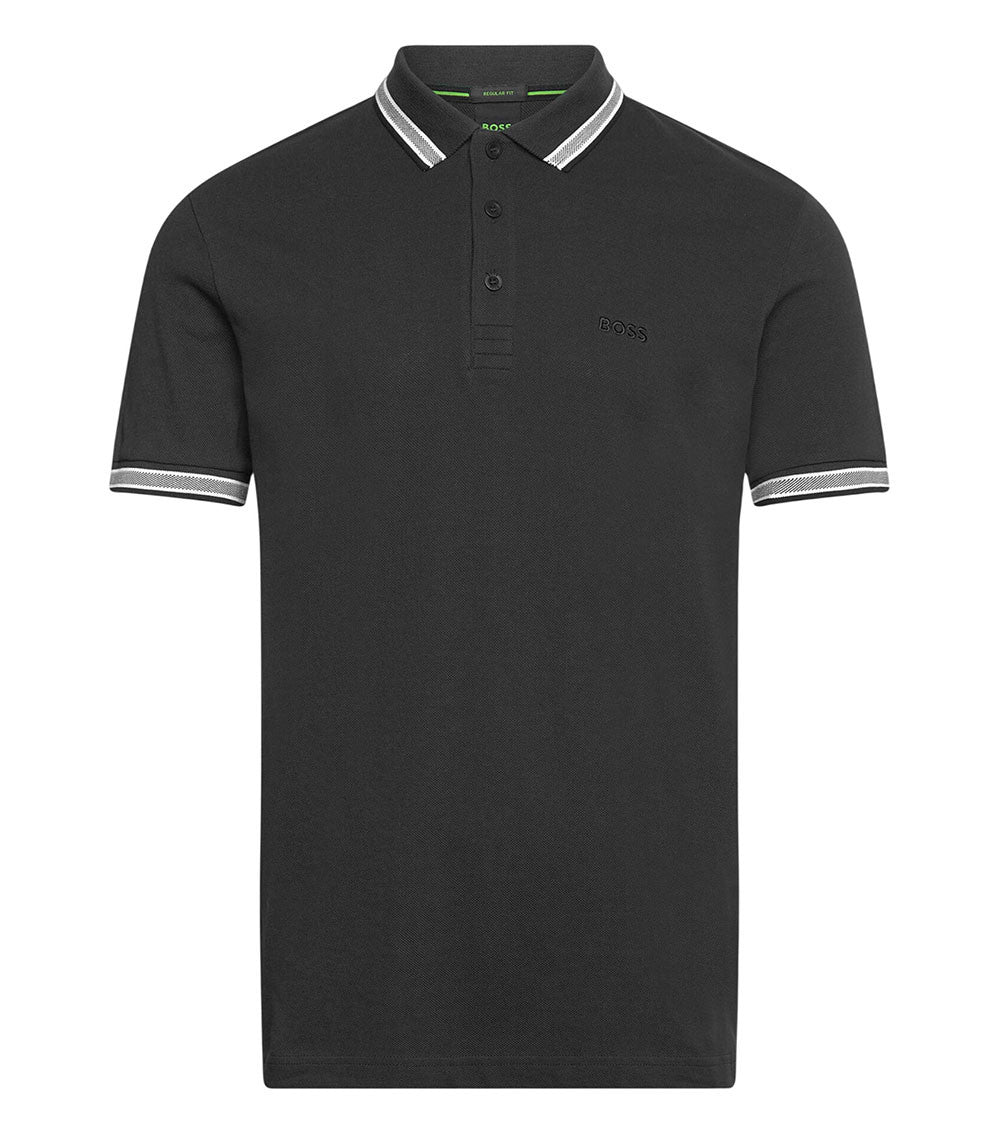 Black Shirt Collar Polo 1