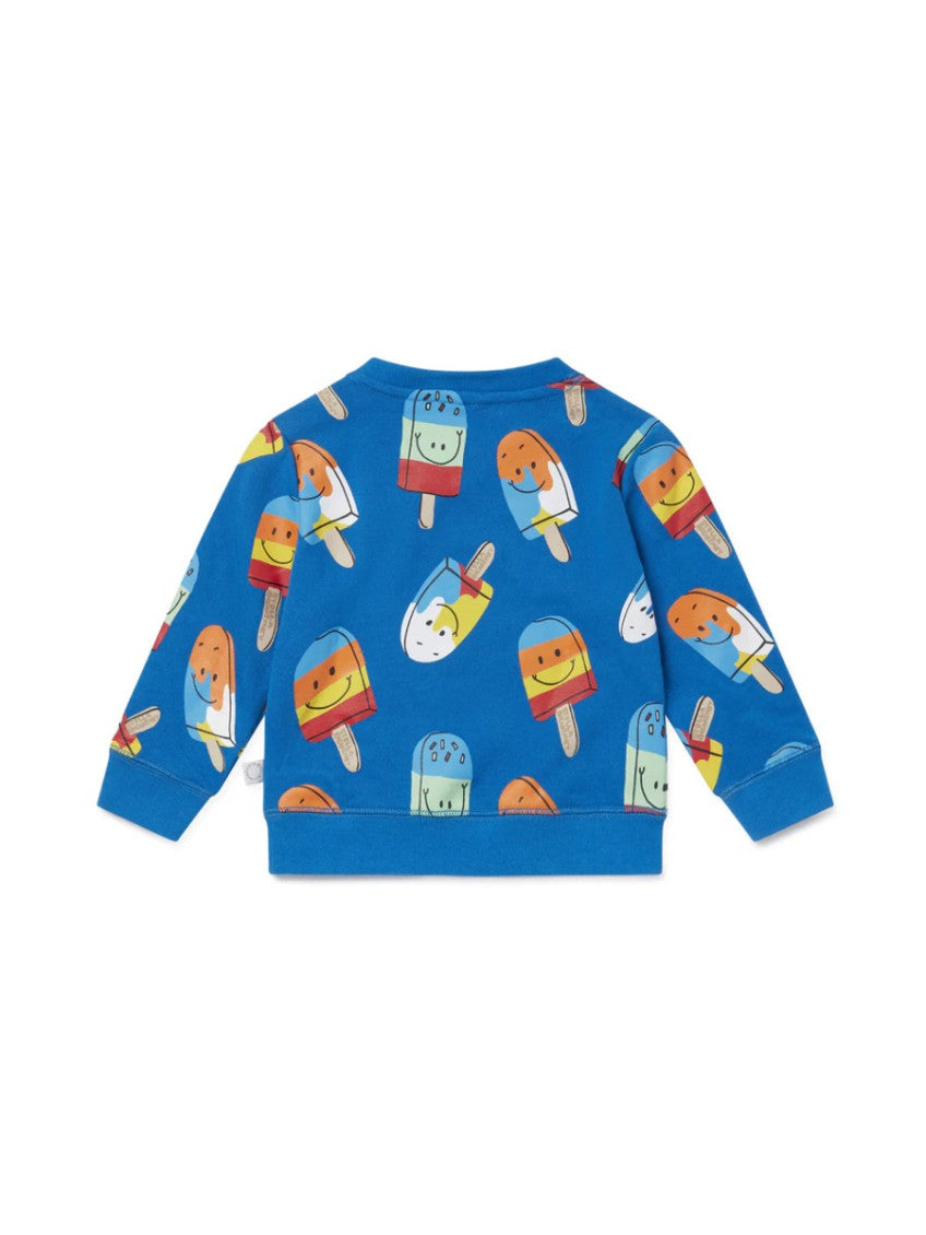 Baby Boy Blue Graphic Sweatshirt 2