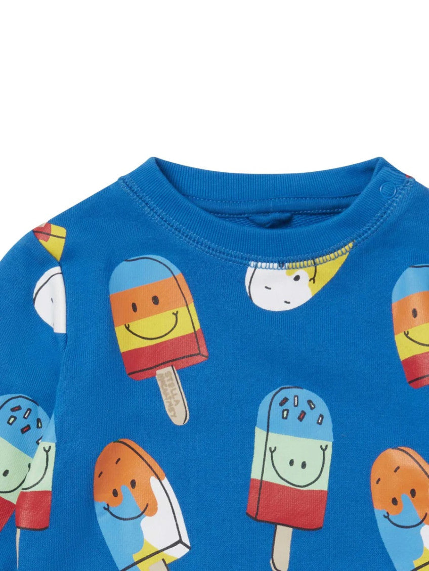 Baby Boy Blue Graphic Sweatshirt 3