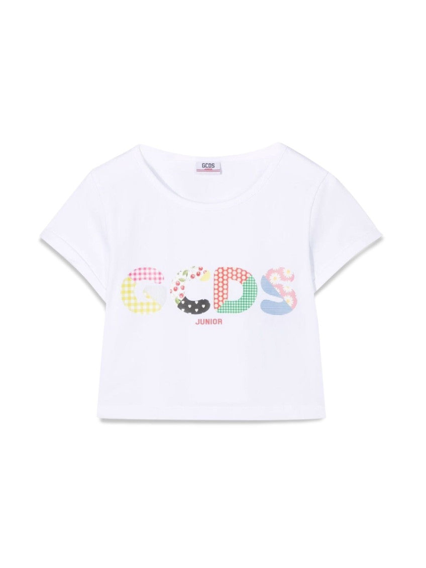 Girls White Graphic T-Shirt 1