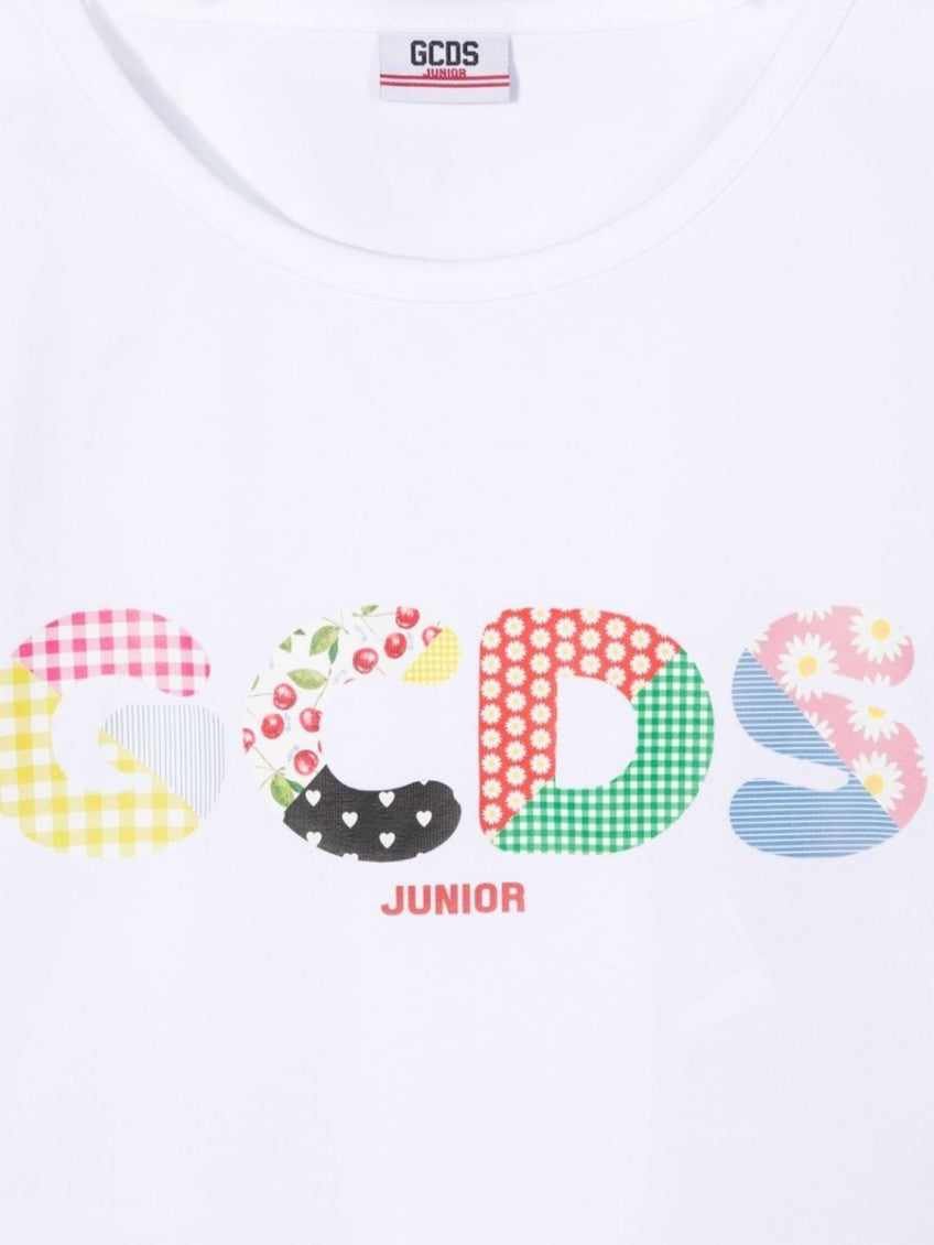 Girls White Graphic T-Shirt 3