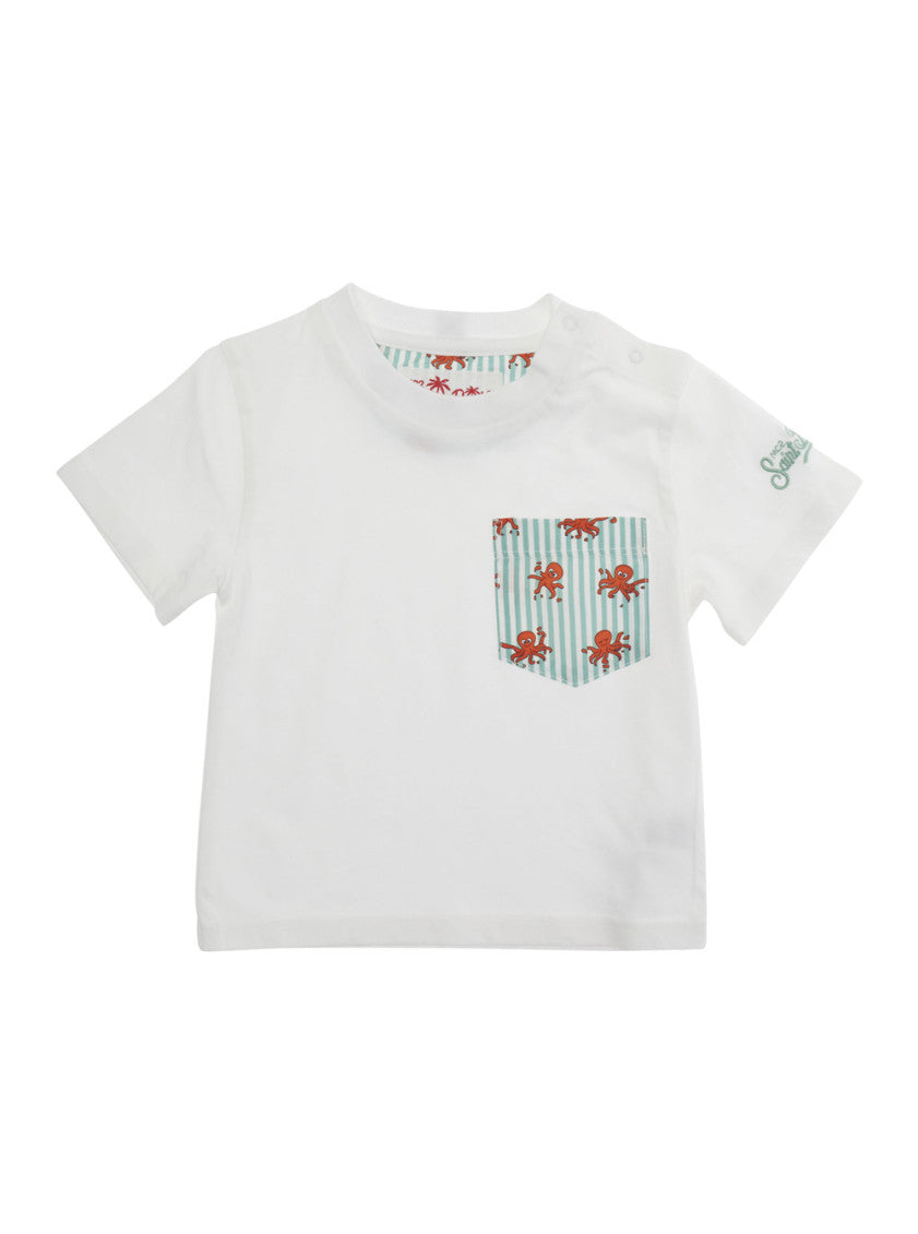 Kids White Stripes T-Shirt 1