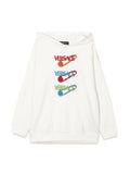 Boys White Graphic Hoodie 1