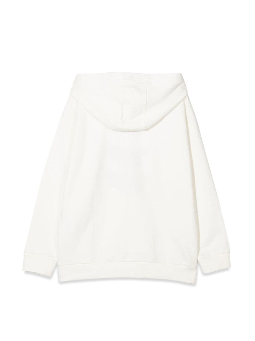 Boys White Graphic Hoodie 2