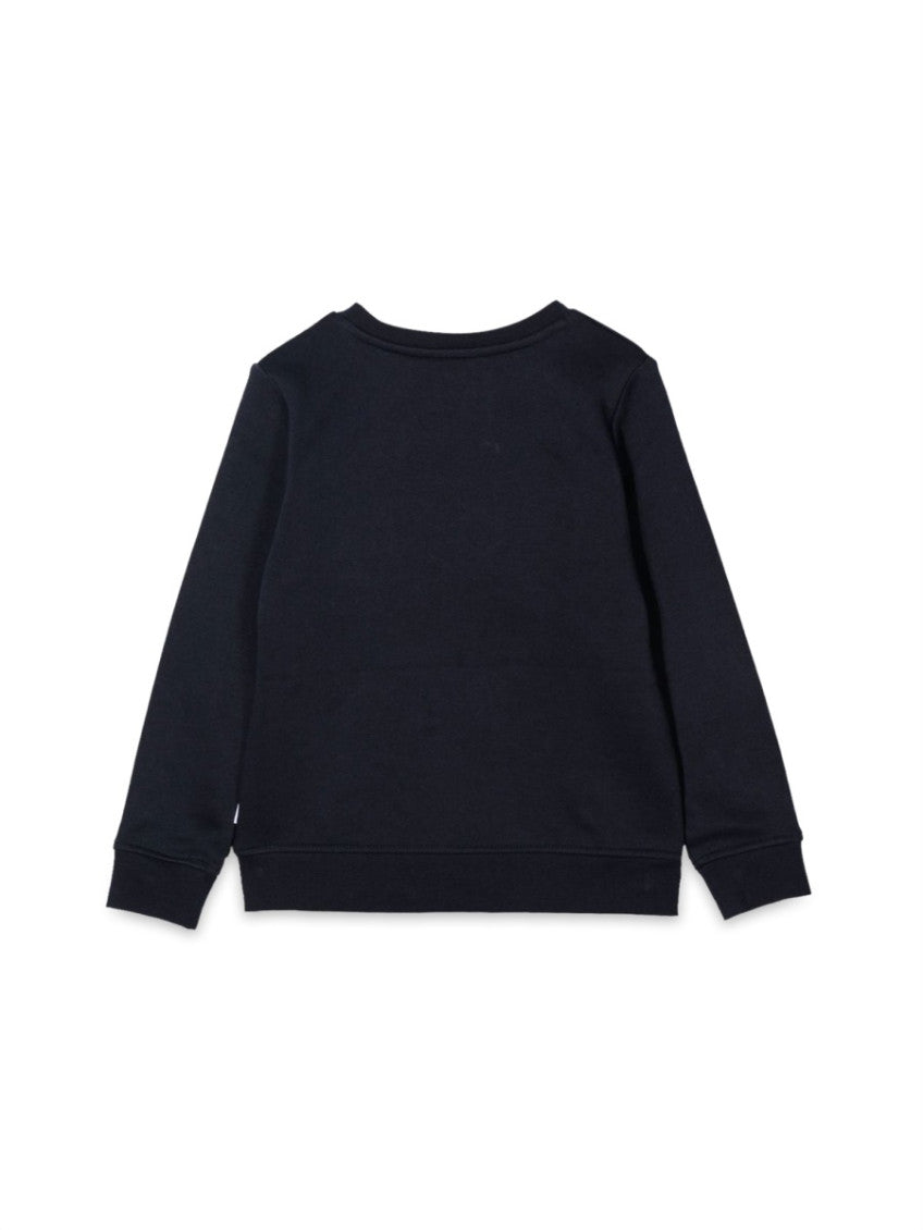 Boys Navy Blue Logo Sweatshirt 2