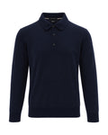 Dark Blue Polo Sweater 1