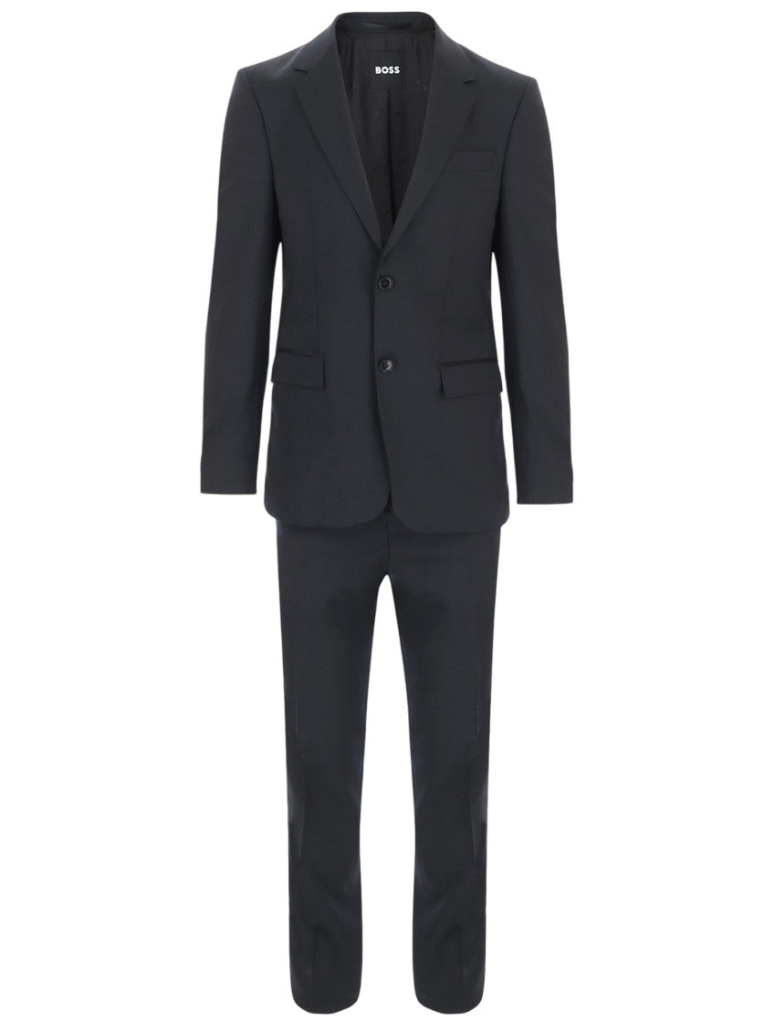 Black Single Breasted Suit 1