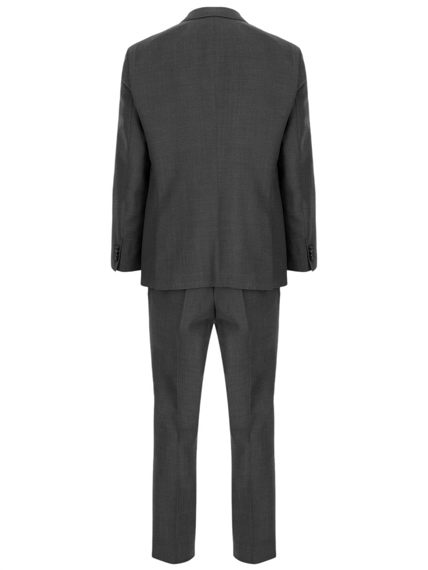 Grey Single Breasted Suit 2