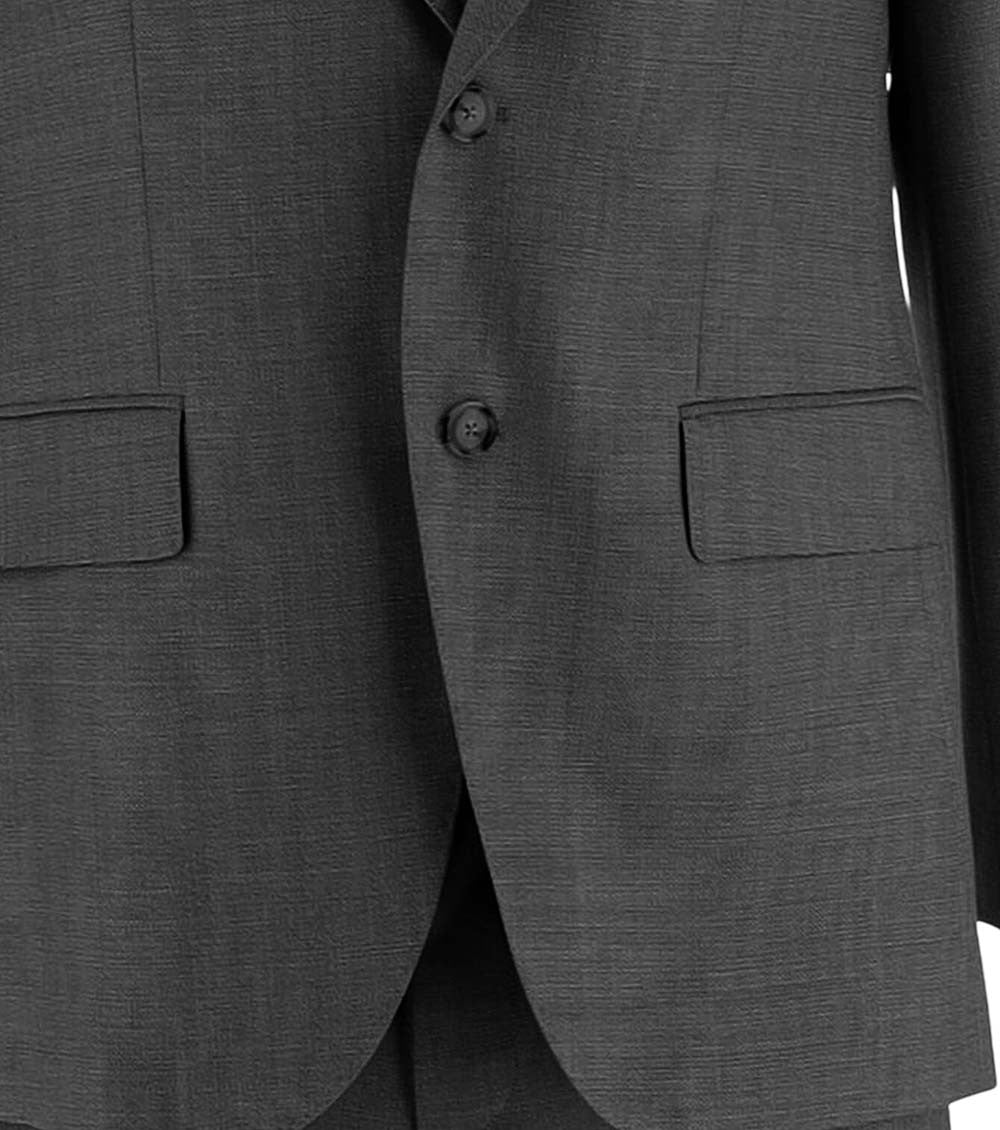 Grey Single Breasted Suit 3