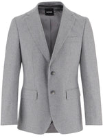 Grey Slim Houndstooth Blazer 1