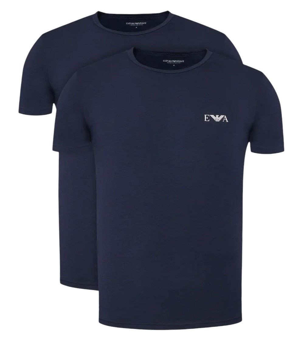 Blue Pack of 2 Logo T-Shirts 1