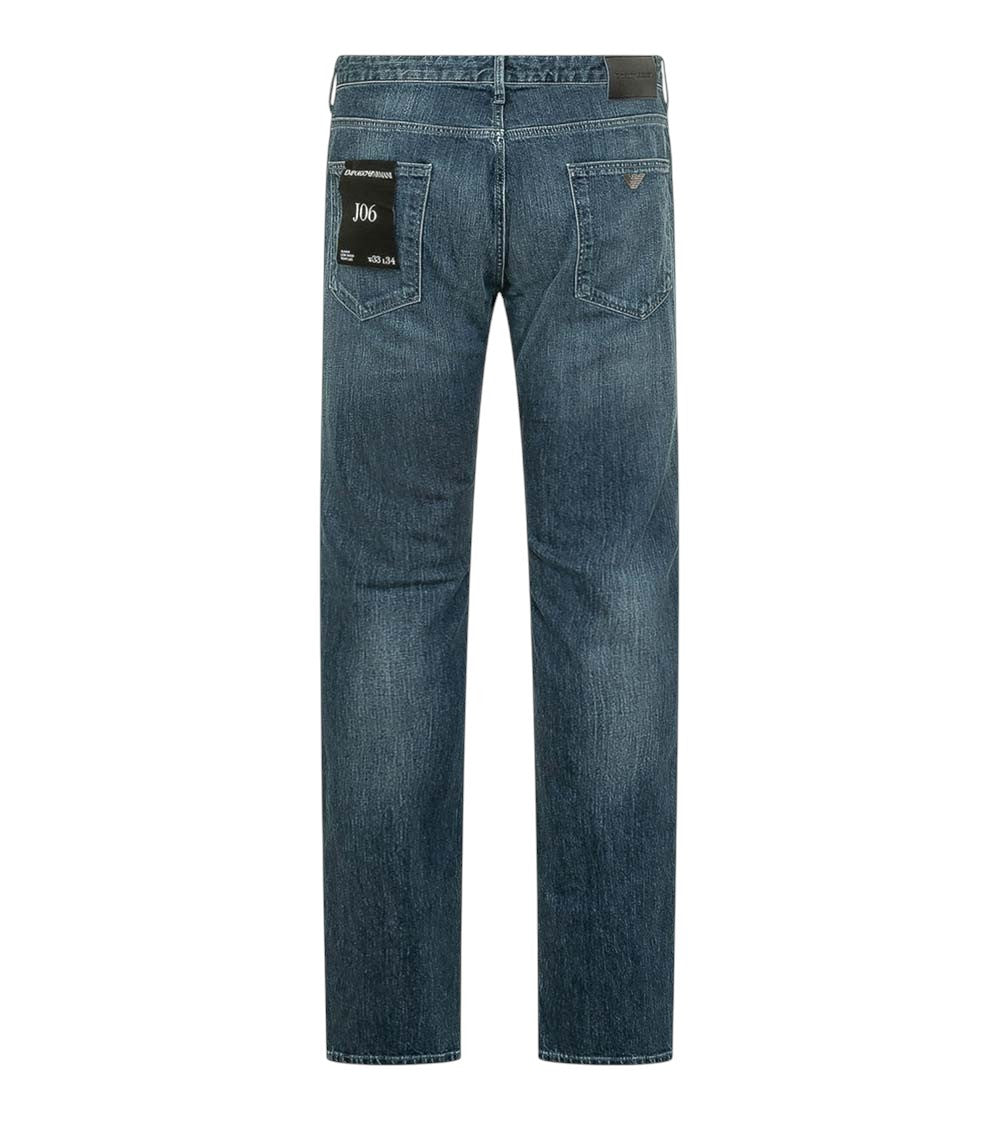 Blue Slim Low Rise Jeans 3