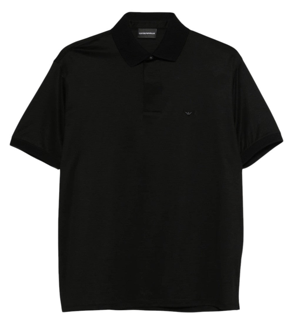 Black Shirt Collar Polo 1
