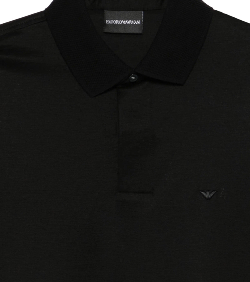 Black Shirt Collar Polo 3