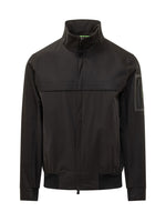 Black Mock Collar Jacket 1