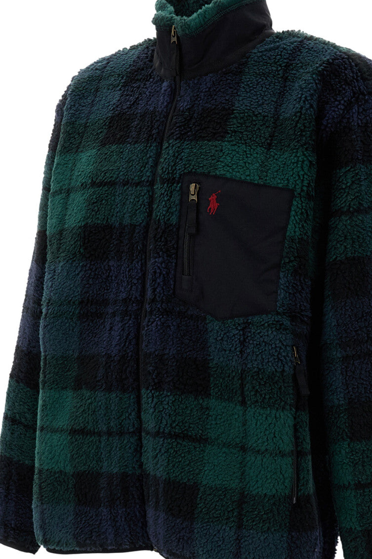 Multicolor Mock Collar Jacket 3