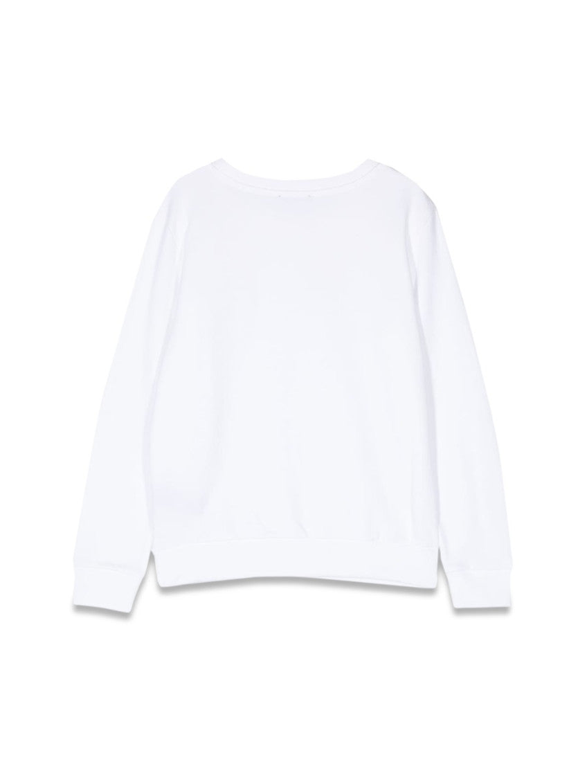 Girls White Logo Sweatshirt 2