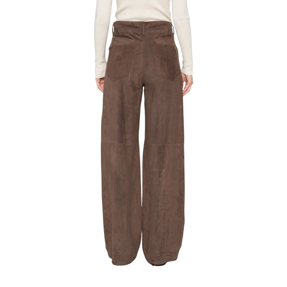 Brown Flat Front Pants 3