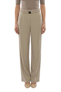 Beige Tailored Pleated Pants 1