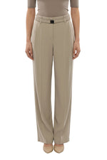 Beige Tailored Pleated Pants 1