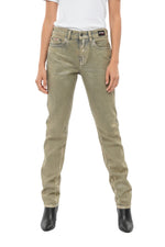Light Green Slim Jeans 1