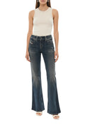 Blue Bootcut Low Rise Jeans 1