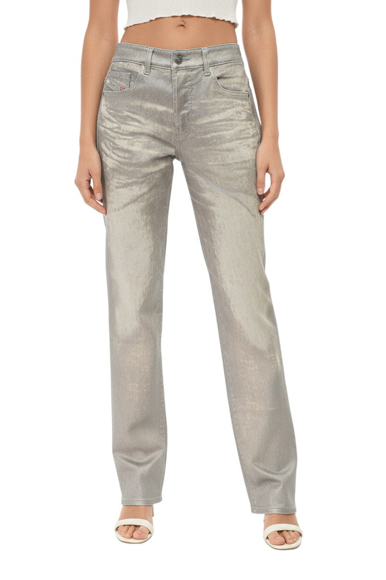 Grey Slim Mid Rise Jeans 1