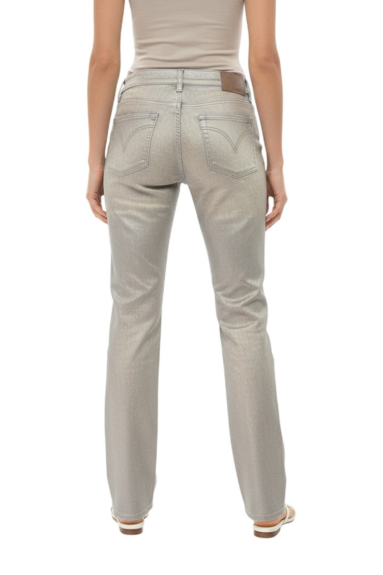 Grey Slim Mid Rise Jeans 2