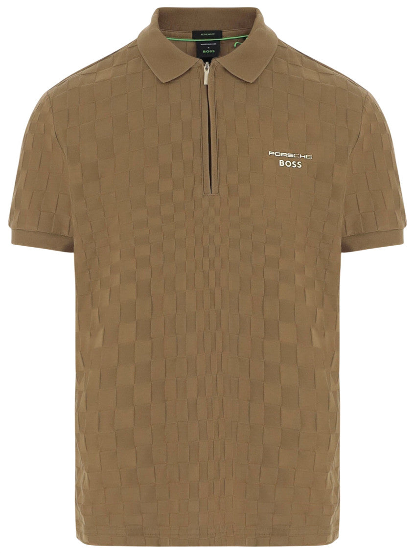 Brown Shirt Collar Polo 1