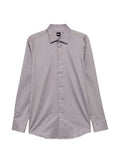 Grey Slim Textured Shirt 1