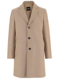 Beige Single Breasted Coat 1