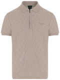 Beige Shirt Collar Polo 1