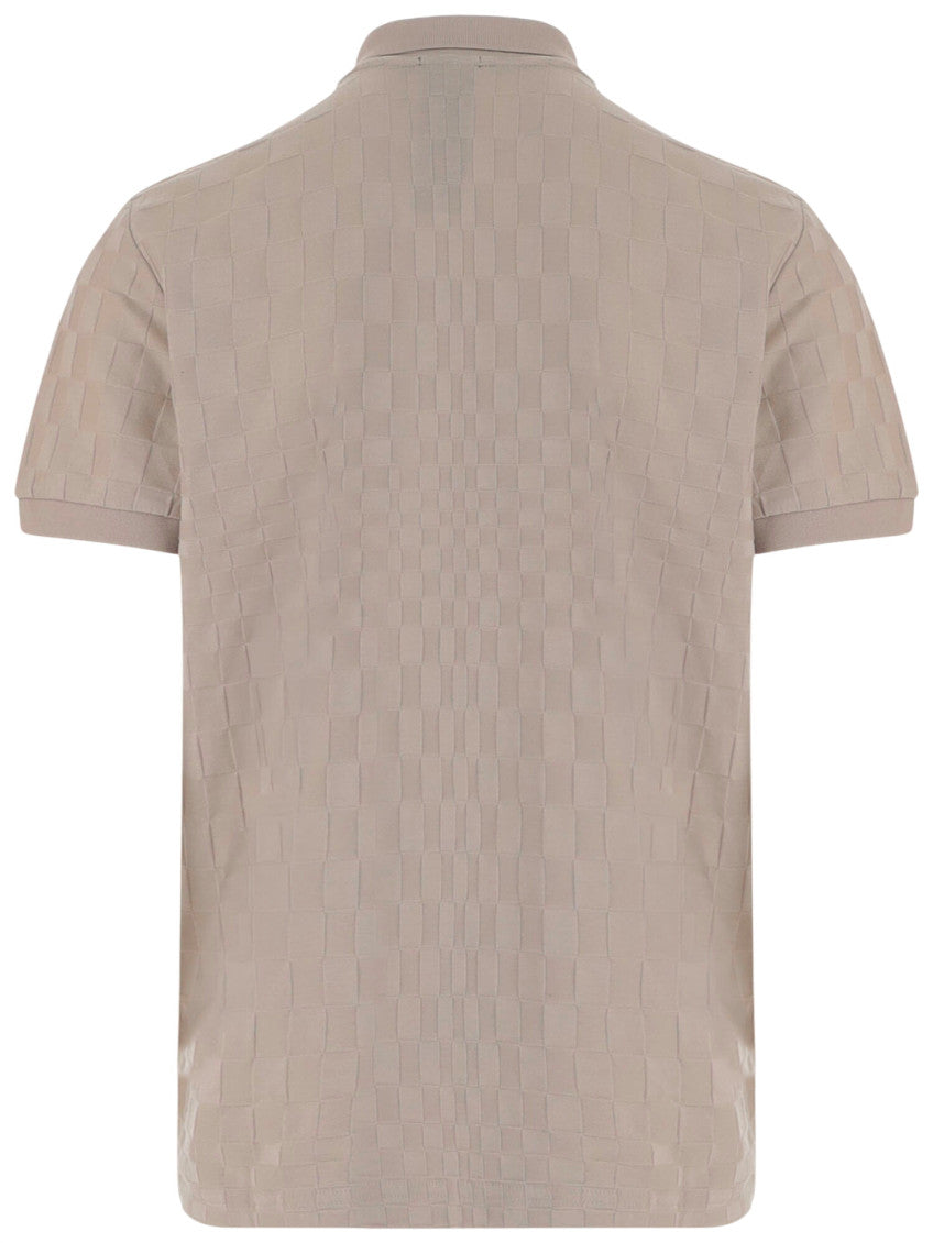 Beige Shirt Collar Polo 2