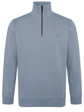 Light Blue Half Zip Sweatshirt 1