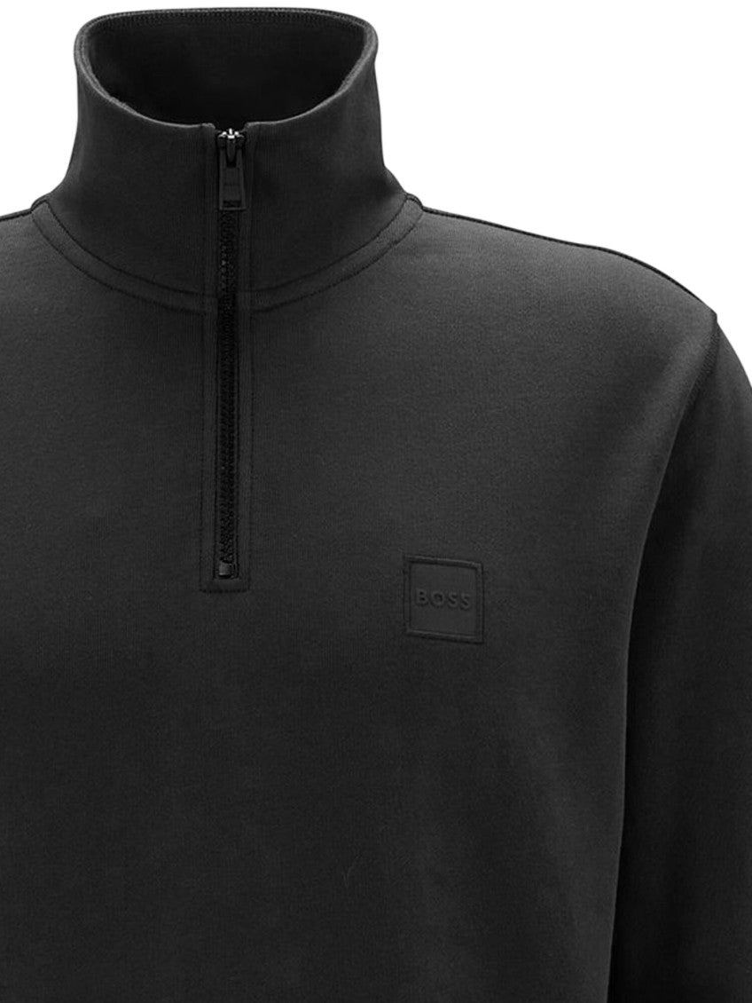 Black Half Zip Sweatshirt 3