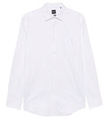 White Slim Solid Shirt 1
