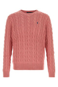 Pink Regular Knitted Sweater 1