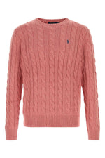 Pink Regular Knitted Sweater 1