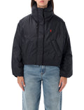 Black Mock Collar Jacket 1