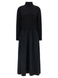 Black Turtle Neck Maxi Dress 1