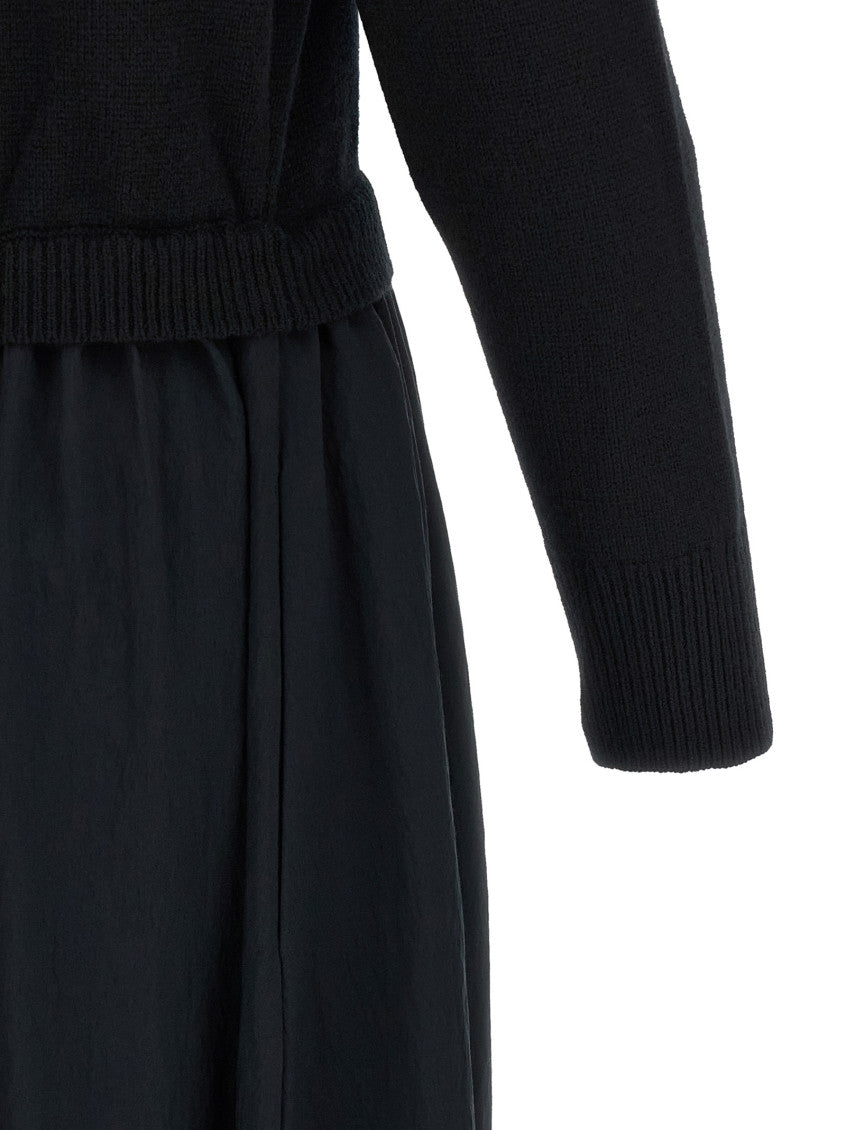 Black Turtle Neck Maxi Dress 4